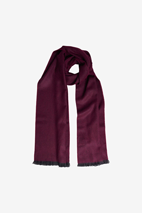 Desensiz Sıcak Tutan Bordo Atkı resmi