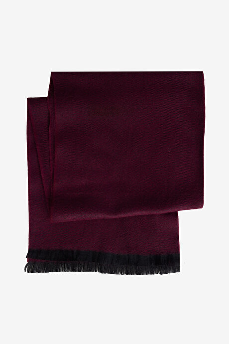 Desensiz Sıcak Tutan Bordo Atkı resmi