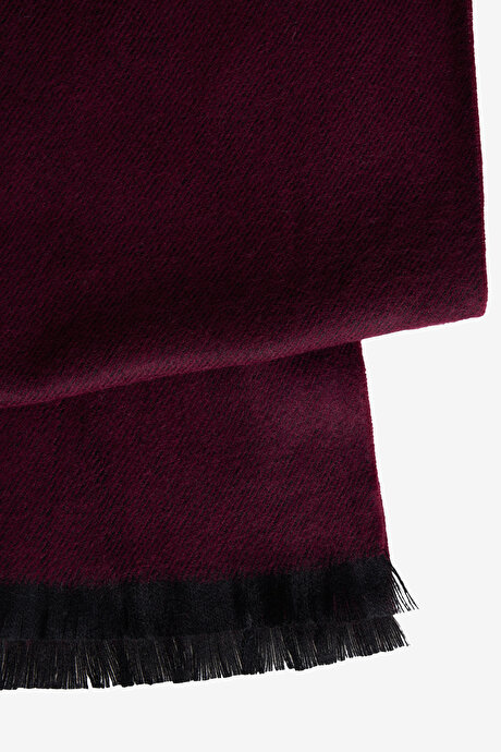 Desensiz Sıcak Tutan Bordo Atkı resmi