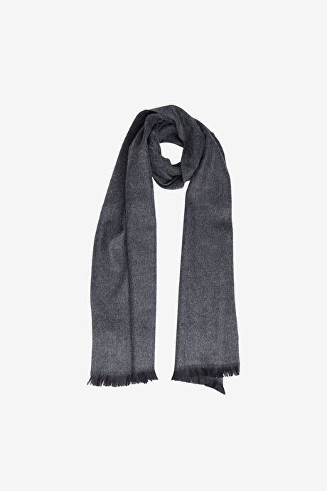 Desensiz Sıcak Tutan Gri Atkı resmi