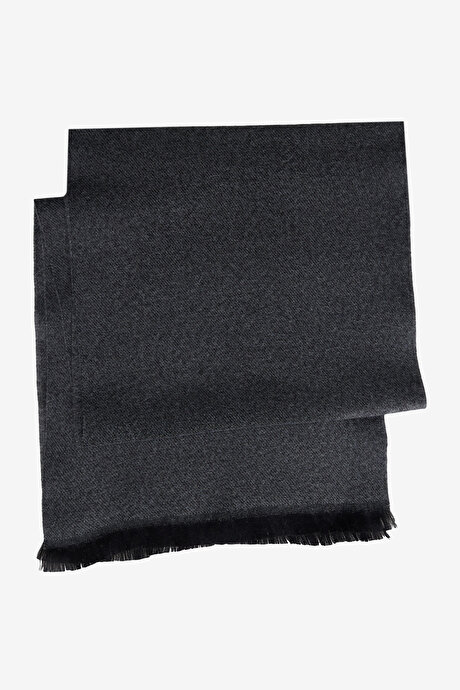 Desensiz Sıcak Tutan Gri Atkı resmi