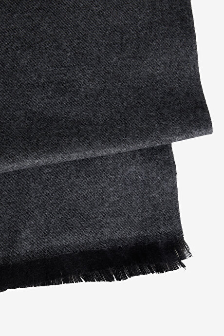 Desensiz Sıcak Tutan Gri Atkı resmi