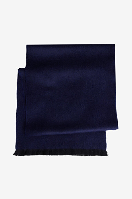 Desensiz Sıcak Tutan Lacivert Atkı resmi