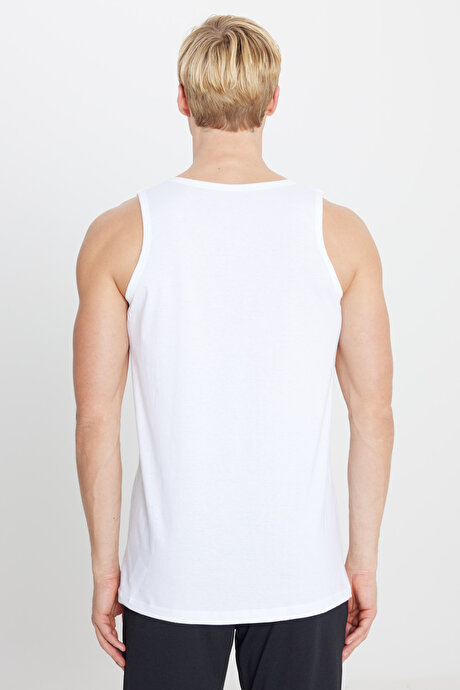 Premium %100 Pamuk 2'li Paket Beyaz Atlet Paketi resmi