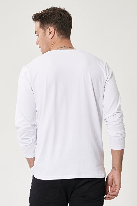 Beyaz Uzun Kollu Tişört resmi