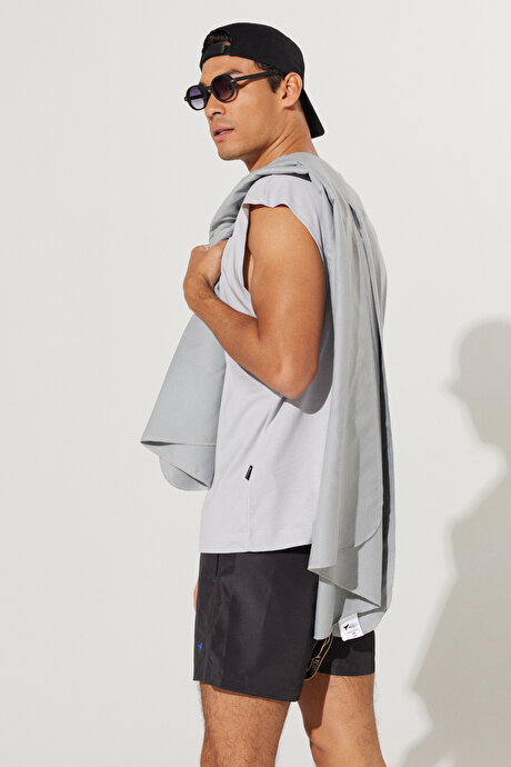 3'lü Paket Mikrofiber (80 cm X 150 cm) KIREMIT-GRI-SU YESILI HAVLU PAKETLİ resmi