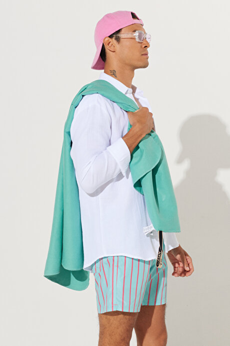 3'lü Paket Mikrofiber (80 cm X 150 cm) KIREMIT-GRI-SU YESILI HAVLU PAKETLİ resmi