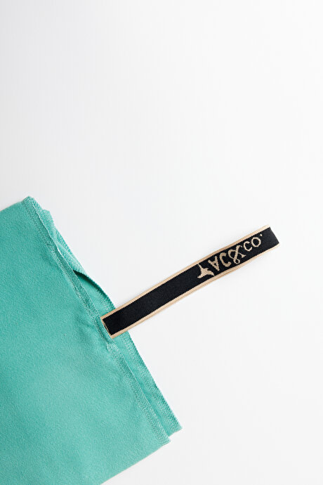 3'lü Paket Mikrofiber (80 cm X 150 cm) KIREMIT-GRI-SU YESILI HAVLU PAKETLİ resmi