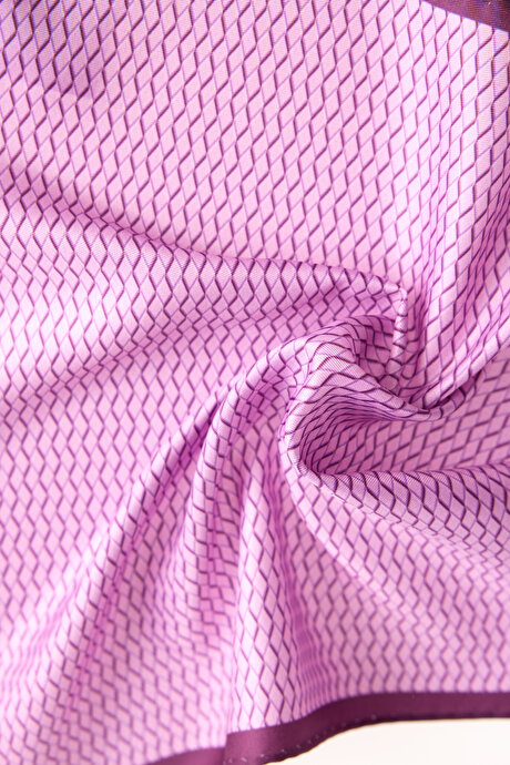 Desenli Pembe-Mavi Mendil resmi