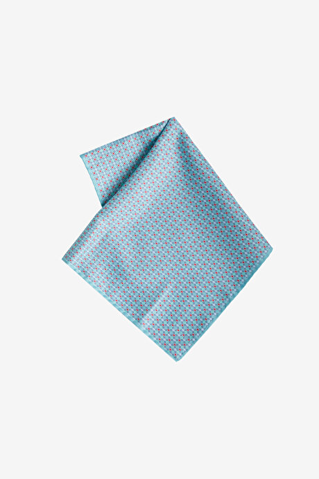 Desenli Açık Yeşil Mendil resmi