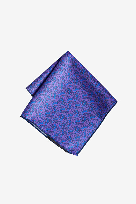 Desenli Mor-Siyah Mendil resmi