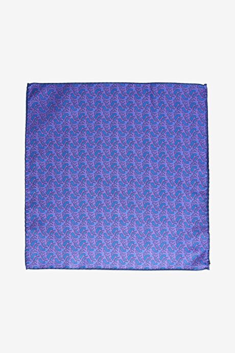 Desenli Mor-Siyah Mendil resmi