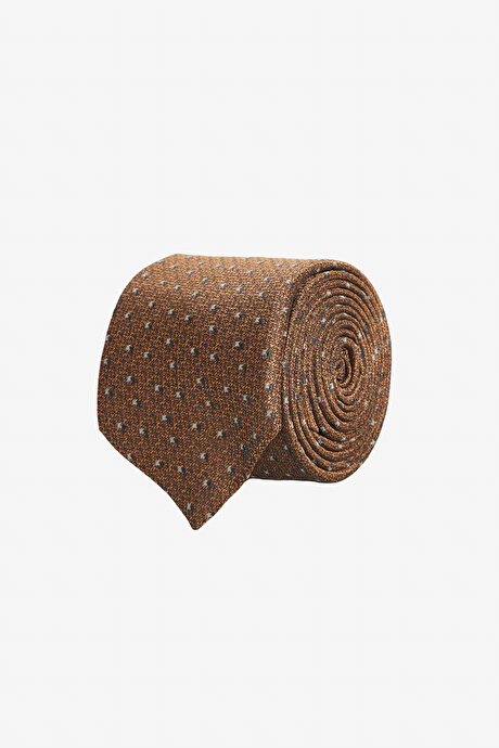 Desenli Kahve-Bej KravatYDA212510022KHJ