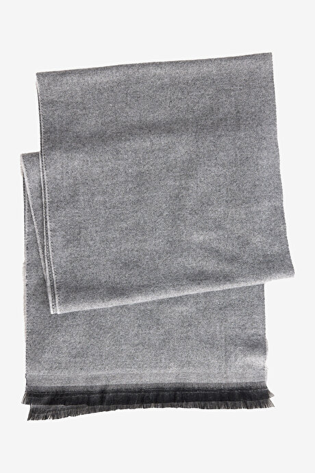 Sıcak Tutan Gri Atkı resmi