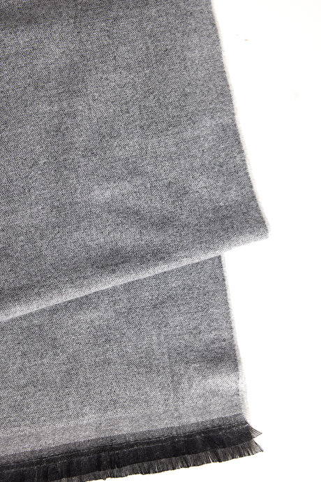 Sıcak Tutan Gri Atkı resmi