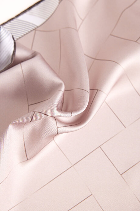 Desenli Bej Mendil resmi