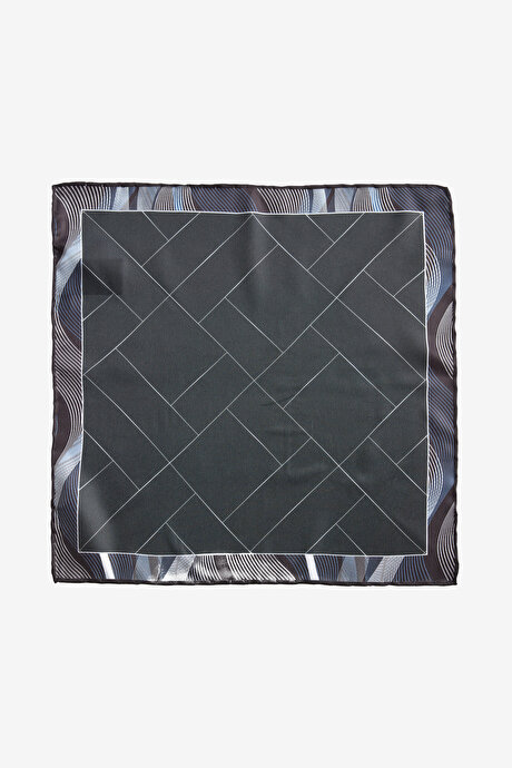 Desenli Siyah Mendil resmi