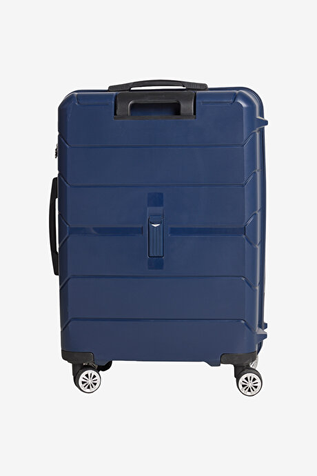 Büyük Boy Lacivert Valiz resmi