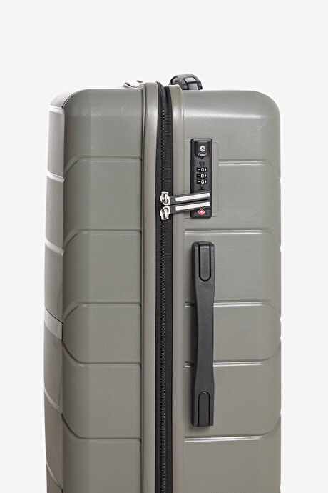 Büyük Boy Gri Valiz resmi