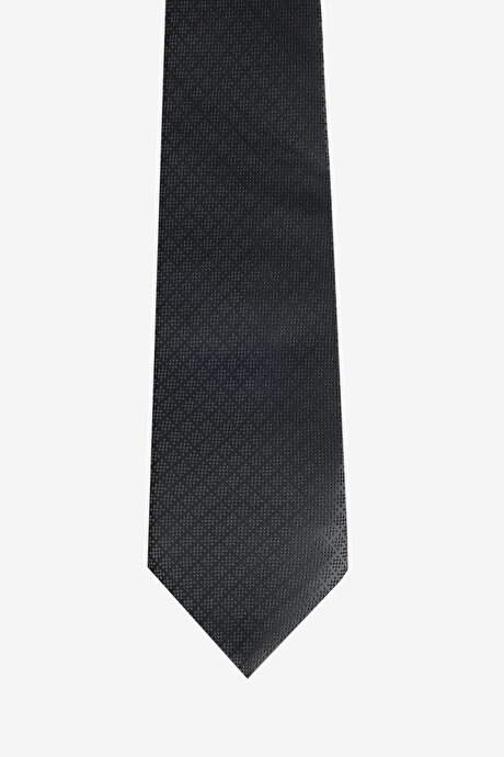 Desenli Siyah Kravat resmi