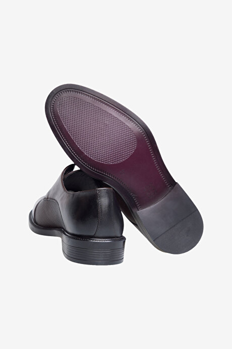 %100 Deri Klasik Kahverengi Ayakkabı resmi