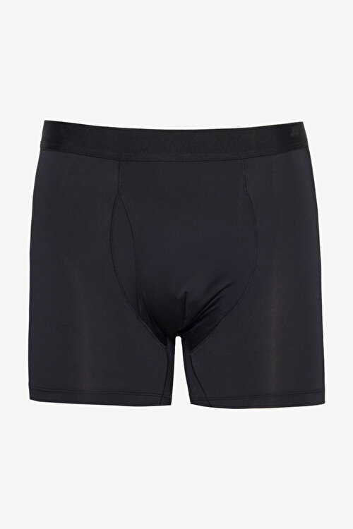 Desensiz Esnek Tekli Siyah Boxer4A032410P201SYH