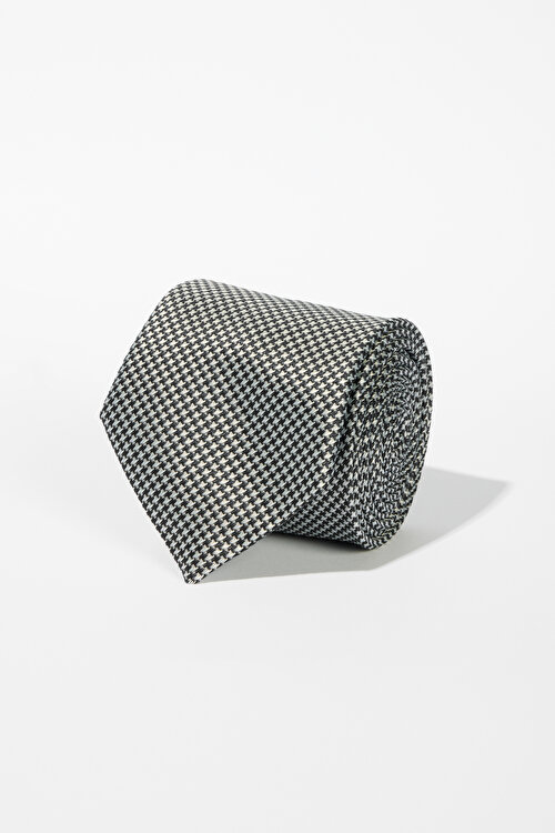 Desenli Lacivert-Beyaz Kravat4A2123200042LCB