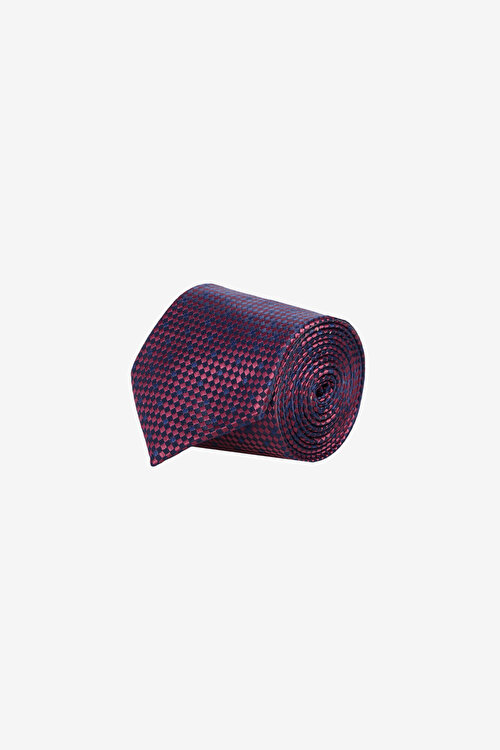 Desenli Bordo-Lacivert Kravat4A2125200053BRL