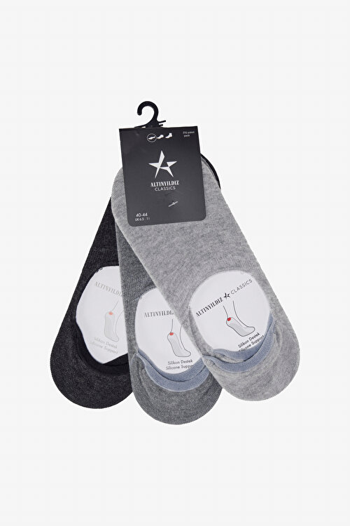 3'lü Babet Antrasit-Gri Çorap4A2525200006ATG