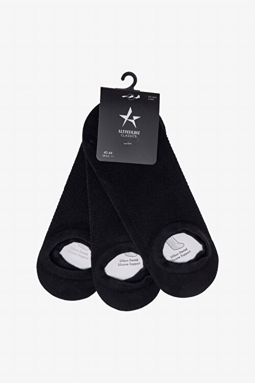 3'lü Sneaker Siyah Çorap4A2525200007SYH