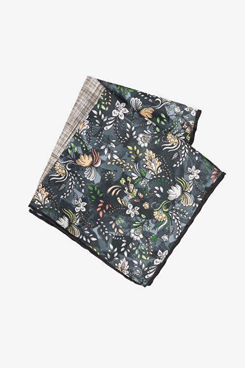 Desenli Antrasit Bej Mendil4A2924200032ARB