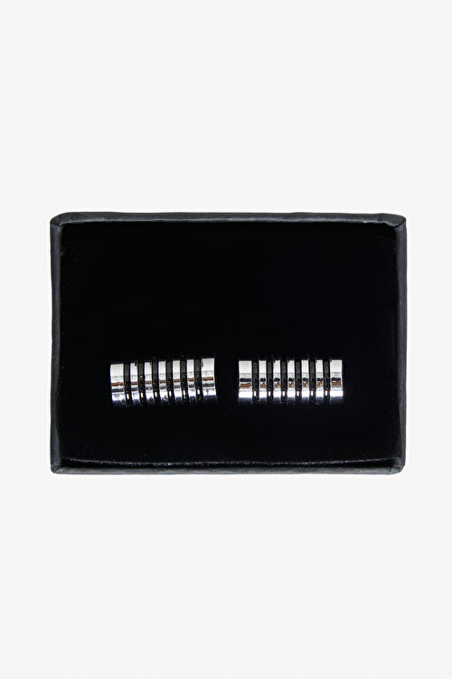 Metal Siyah-Gri Kol Düğmesi4A3823200033syg