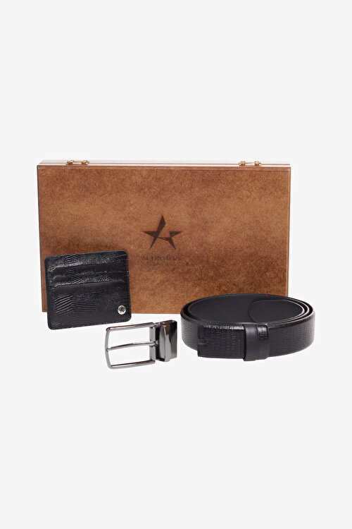 Kemer-Kartlık Aksesuar Siyah Set4A4122100003SYH