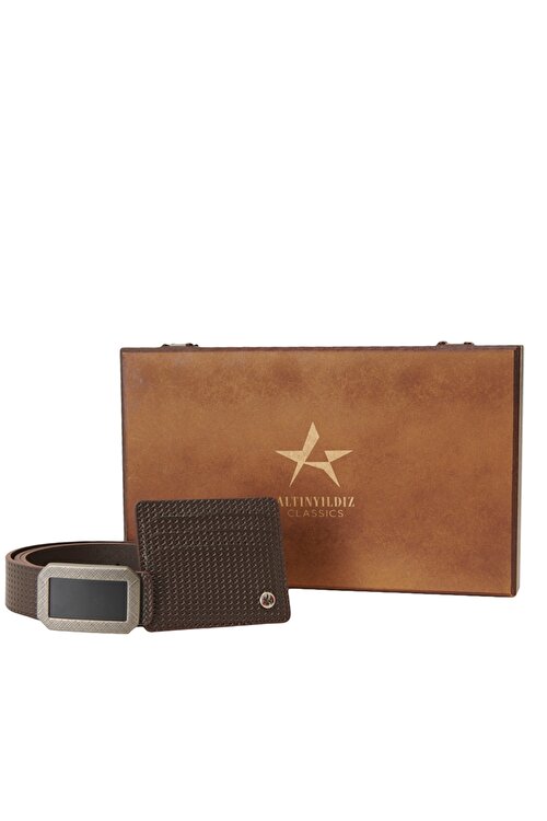 Kemer-Kartlık Aksesuar Kahverengi Set4A4122100004KHV