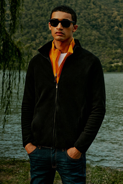 Anti-Pilling Tüylenme Yapmayan Standart Fit Bato Yaka Sweatshirt