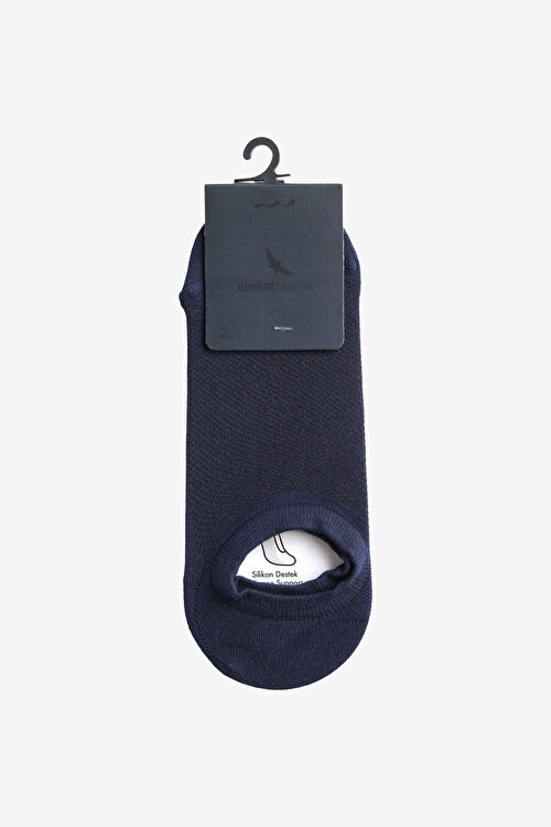 Tekli Sneaker Spor Lacivert Çorap4C2525200008LAC