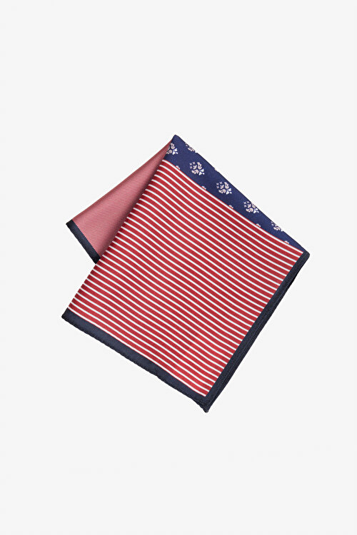 Desenli Lacivert-Bordo MendilYDA292420020LBR